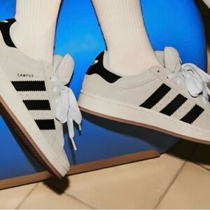 Adidas Campus Shoes in Grey and Black